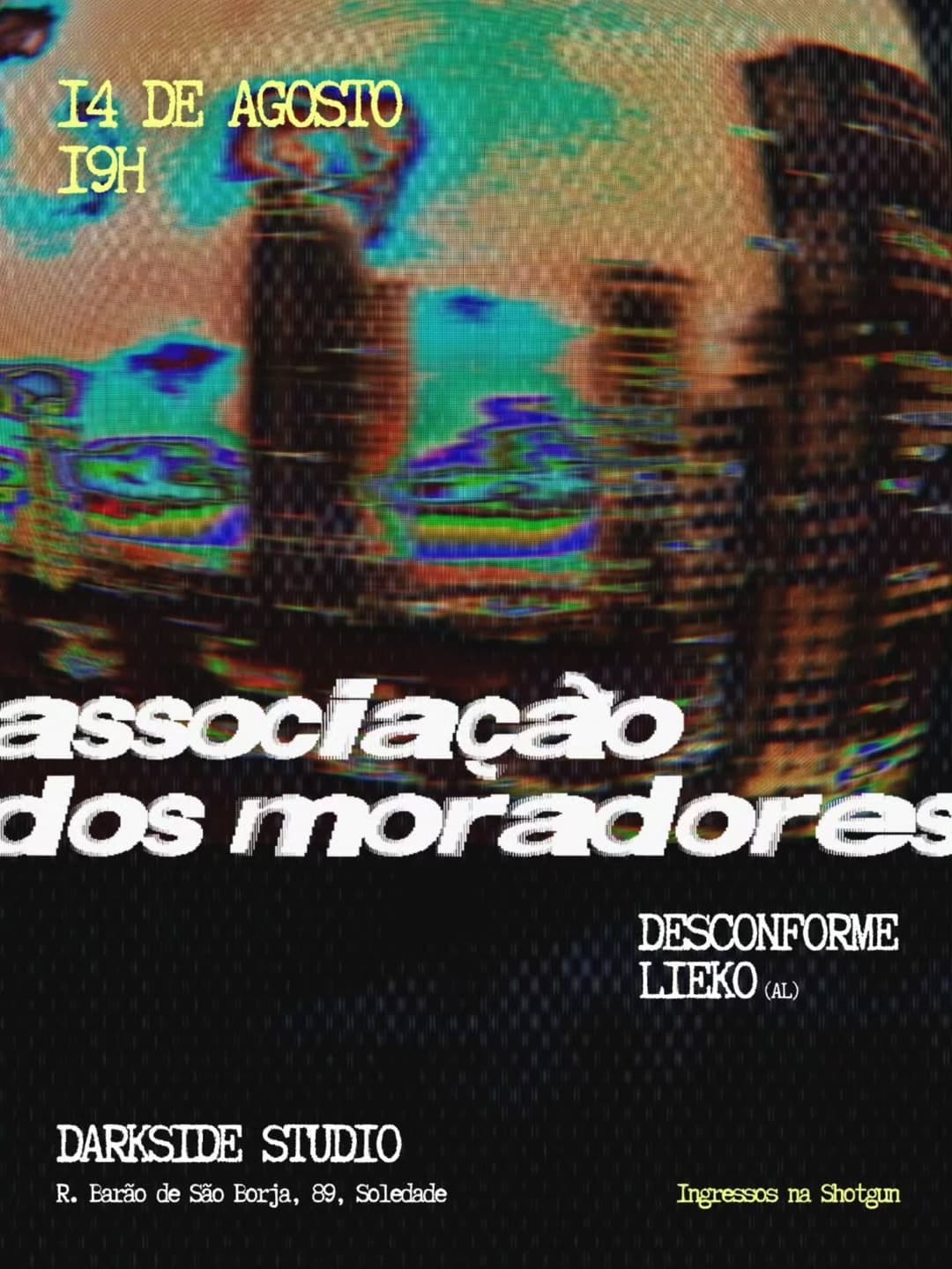 Flyer de Associação dos Moradores e Lieko