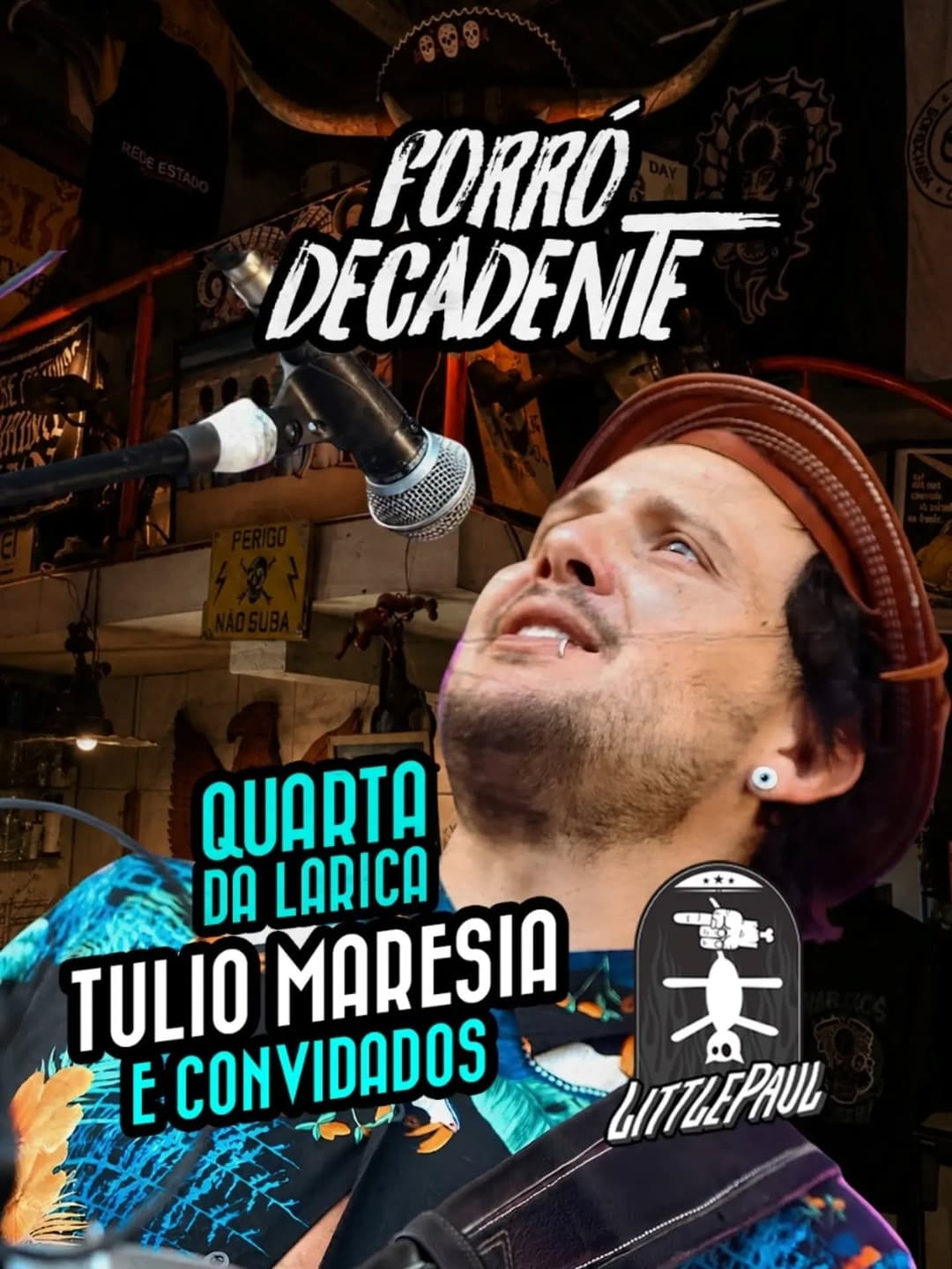 Flyer de Tulio Maresia e Convidados
