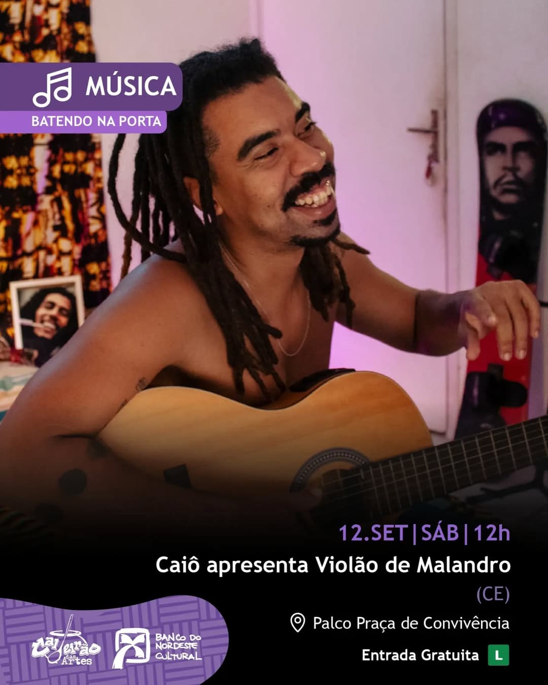 Flyer de Caio