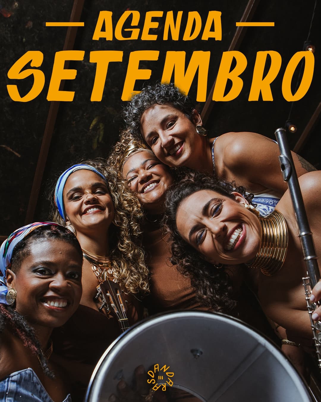 Flyer de Samba de Dandara