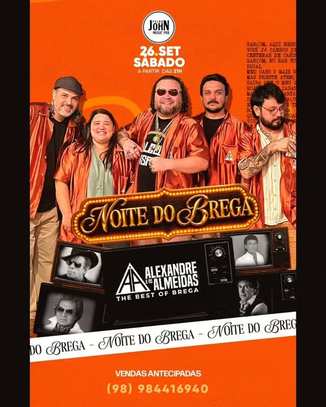 Flyer de Alexandre e os Almeida