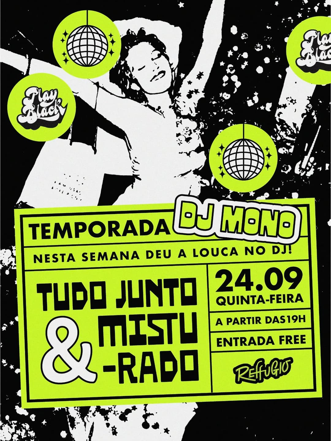 Flyer de DJ Mono