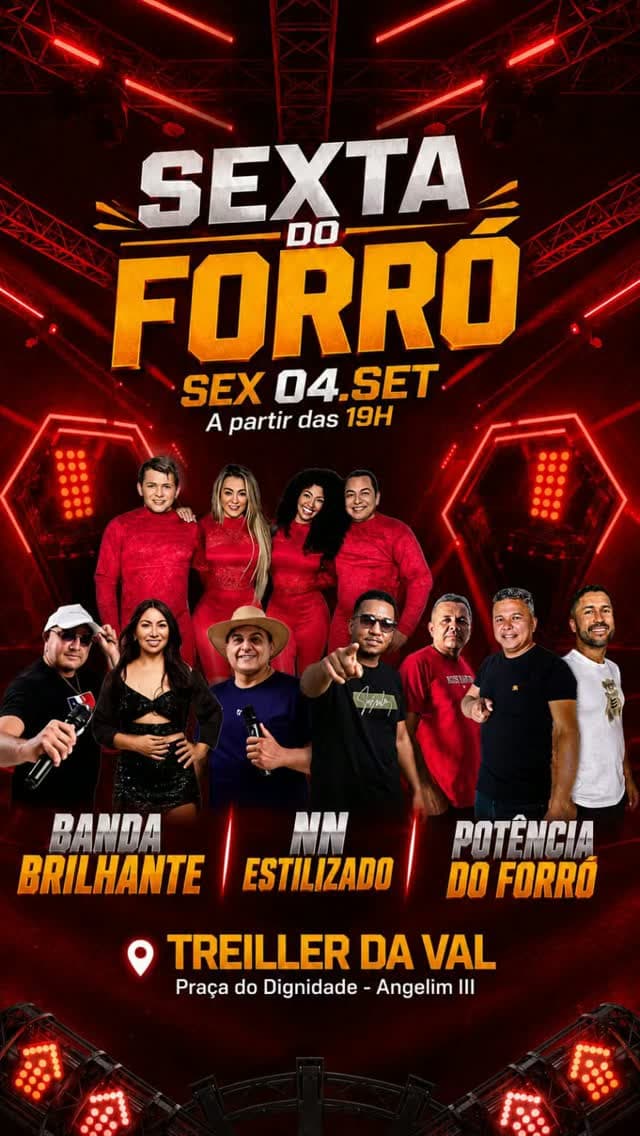 Flyer de Banda Brilhante