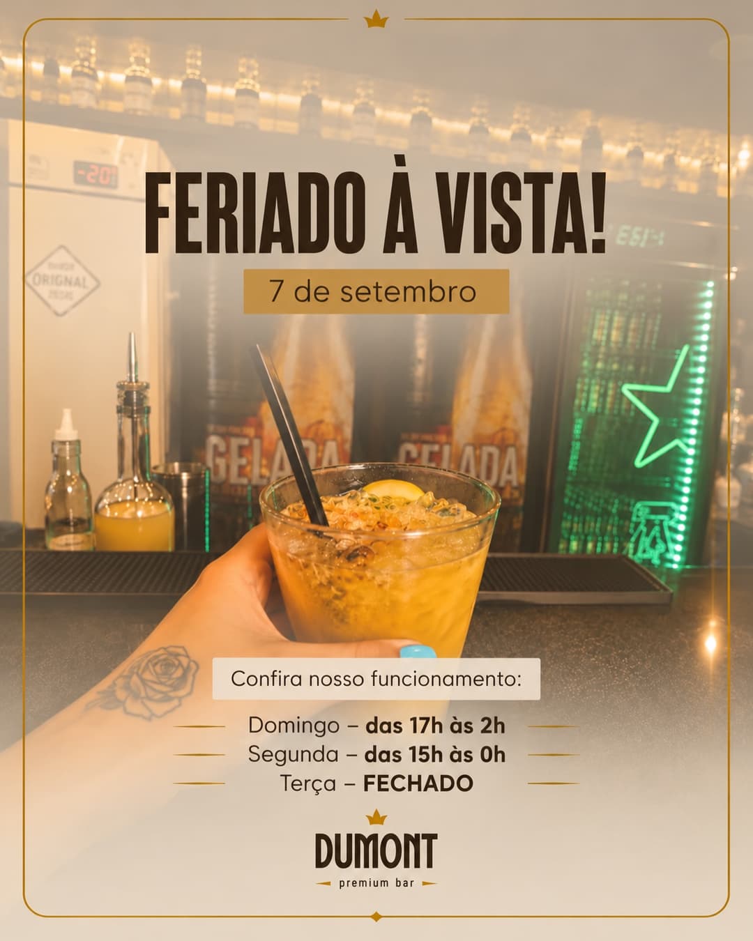 Flyer de Max Costa