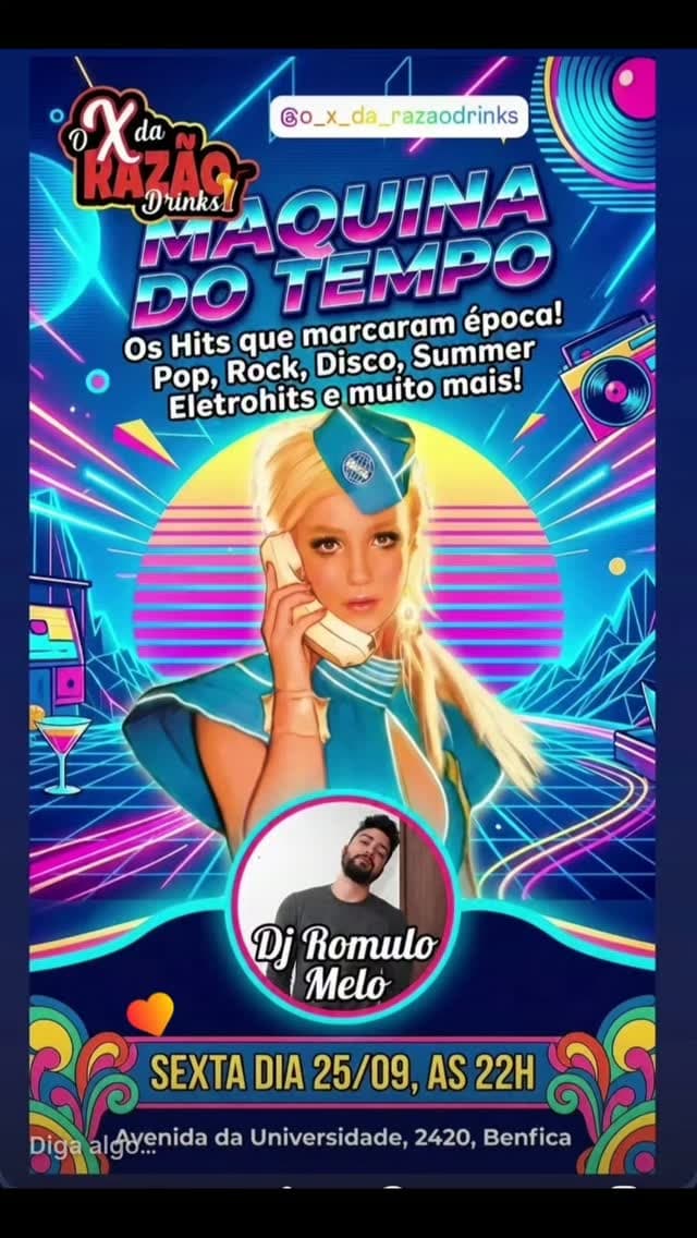 Flyer de DJ Rômulo Melo