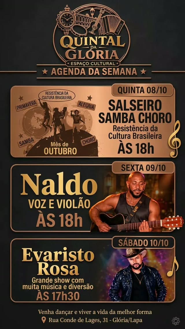 Flyer de Salseiro Samba-Choro
