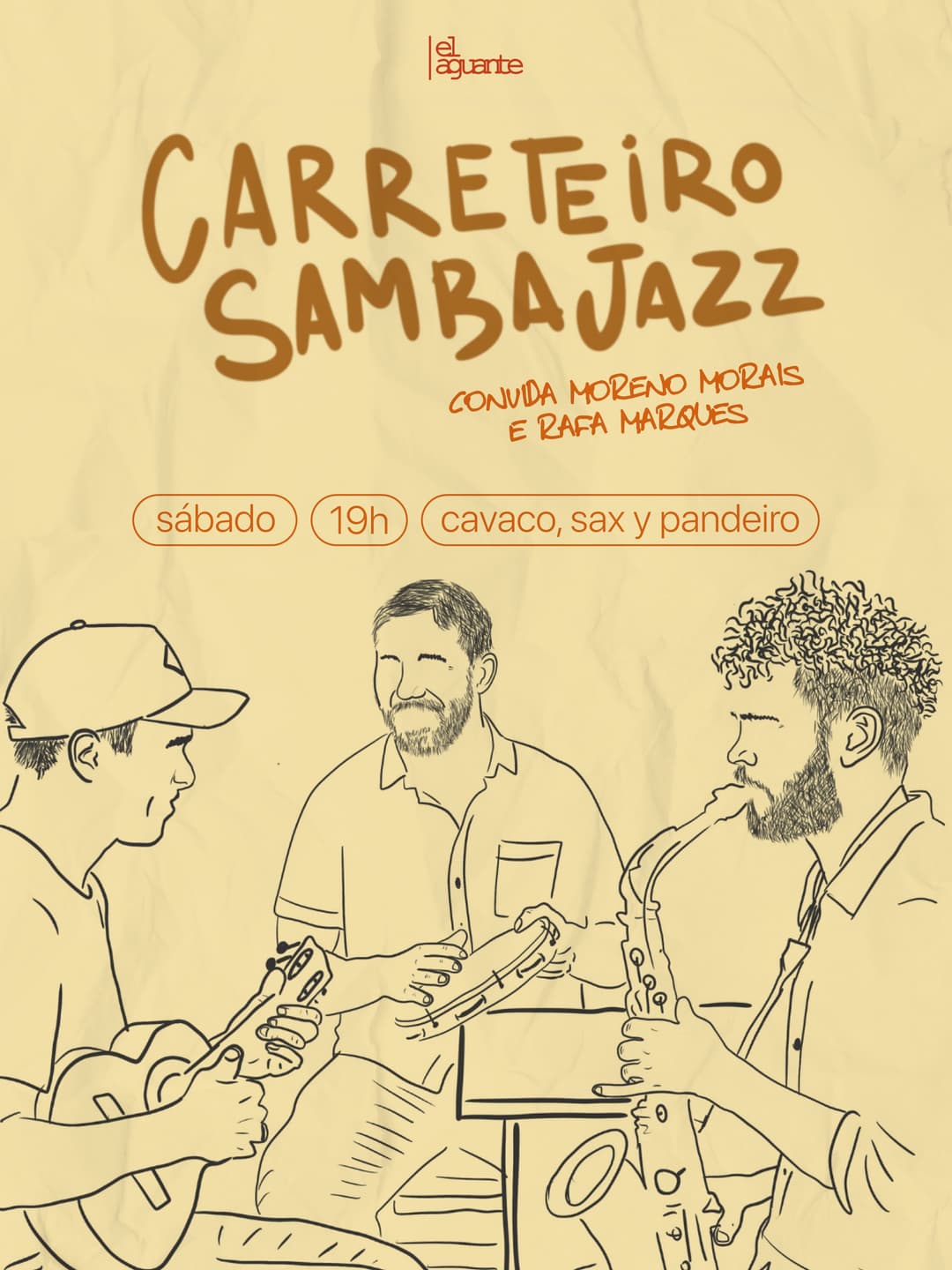 Flyer de Carreteiro Samba Jazz