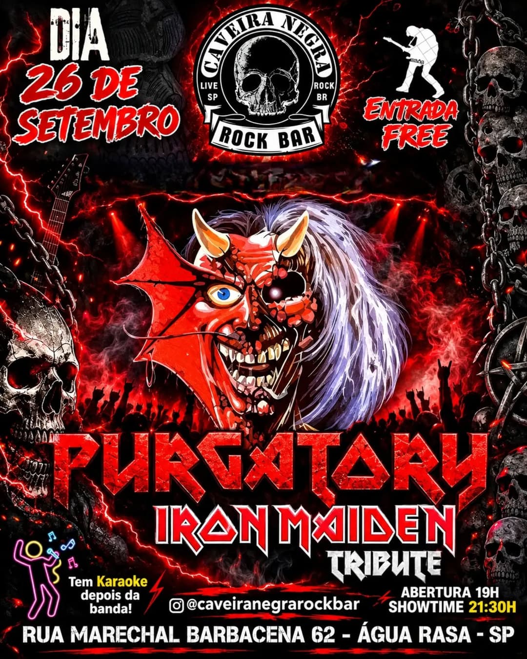 Flyer de Purgatory I M Tribute