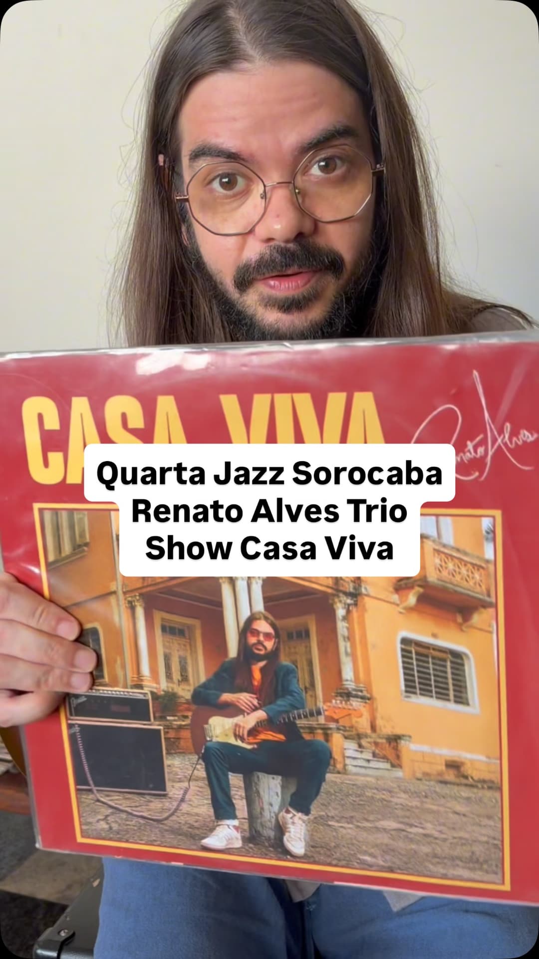 Flyer de Renato Alves e Casa Viva