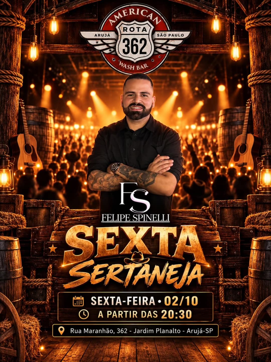 Flyer de Felipe Spinelli