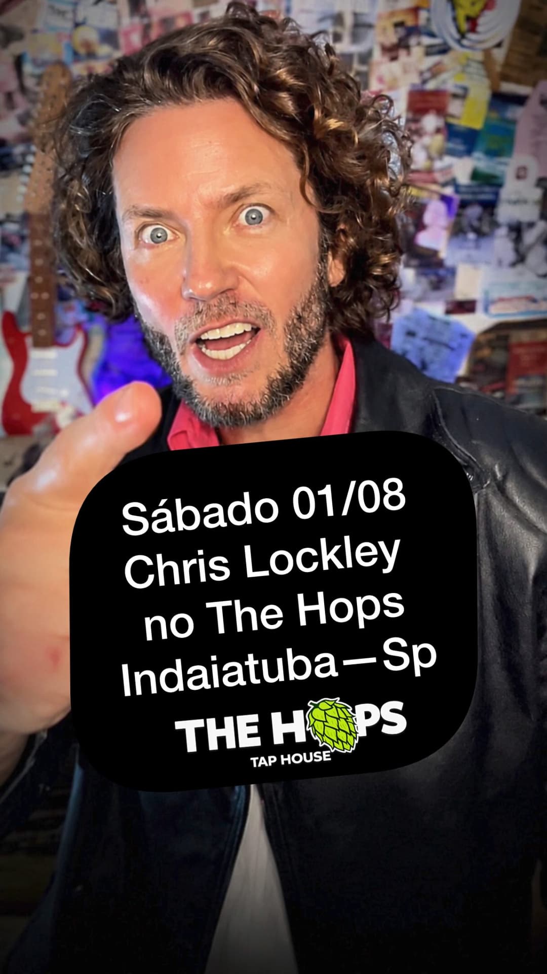 Flyer de Chris Lockley and the Music Makers e Banda Rock Heals