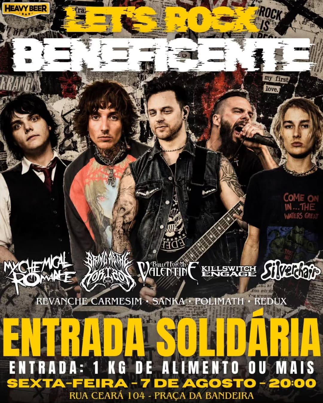 Flyer de Revanche Carmesim e PolyMath