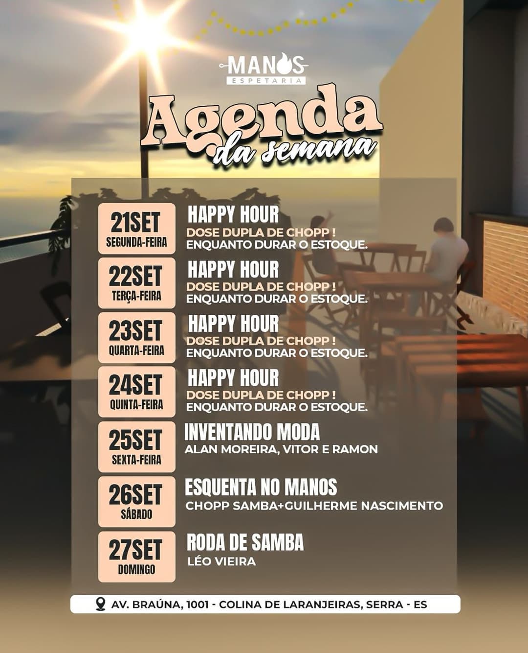 Flyer de Guilherme Nascimento