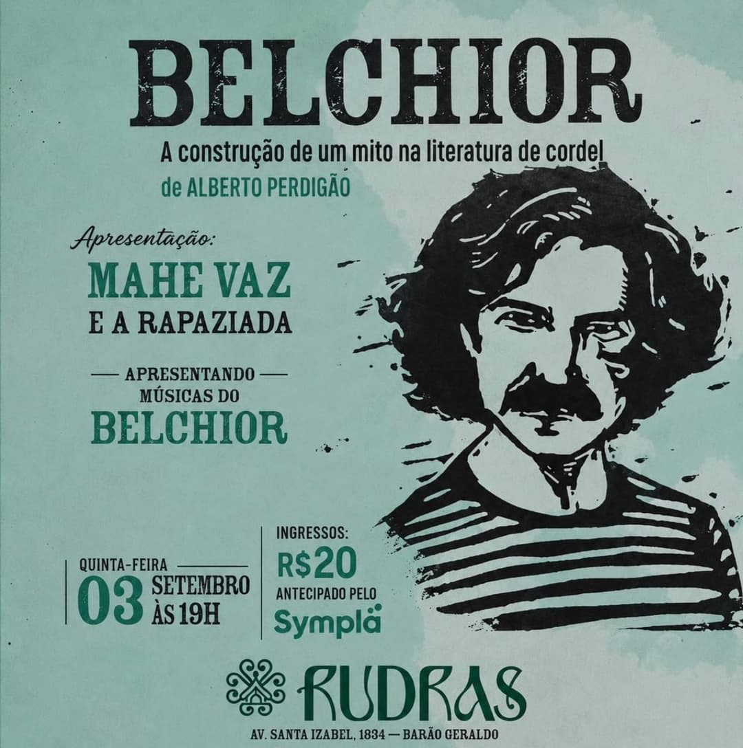 Flyer de Mahê Vaz e A Rapaziada
