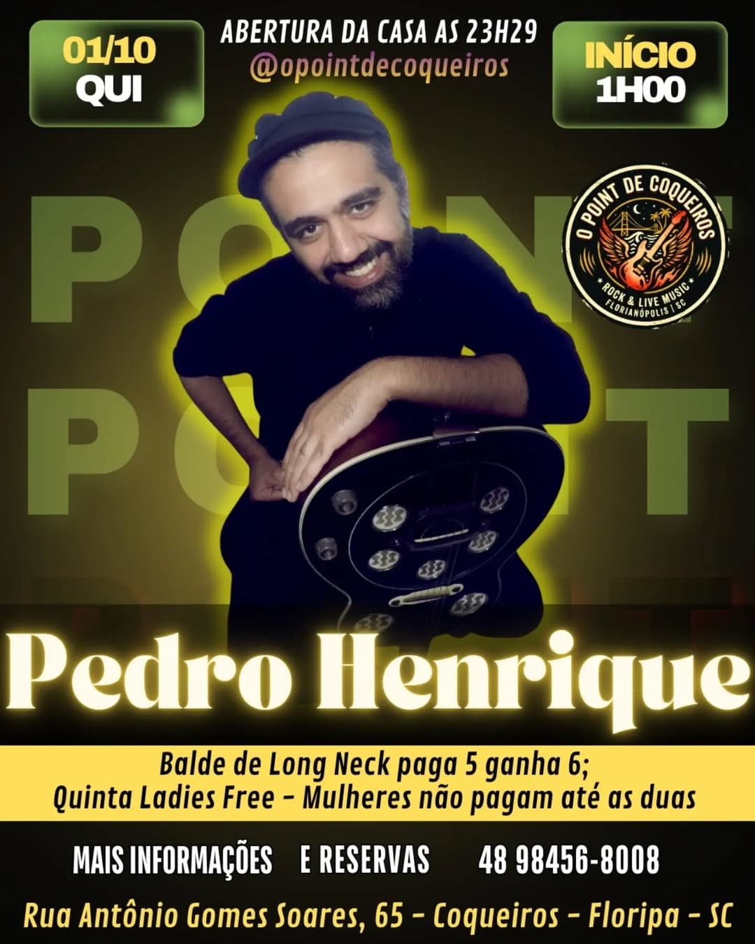 Flyer de Pedro Henrique