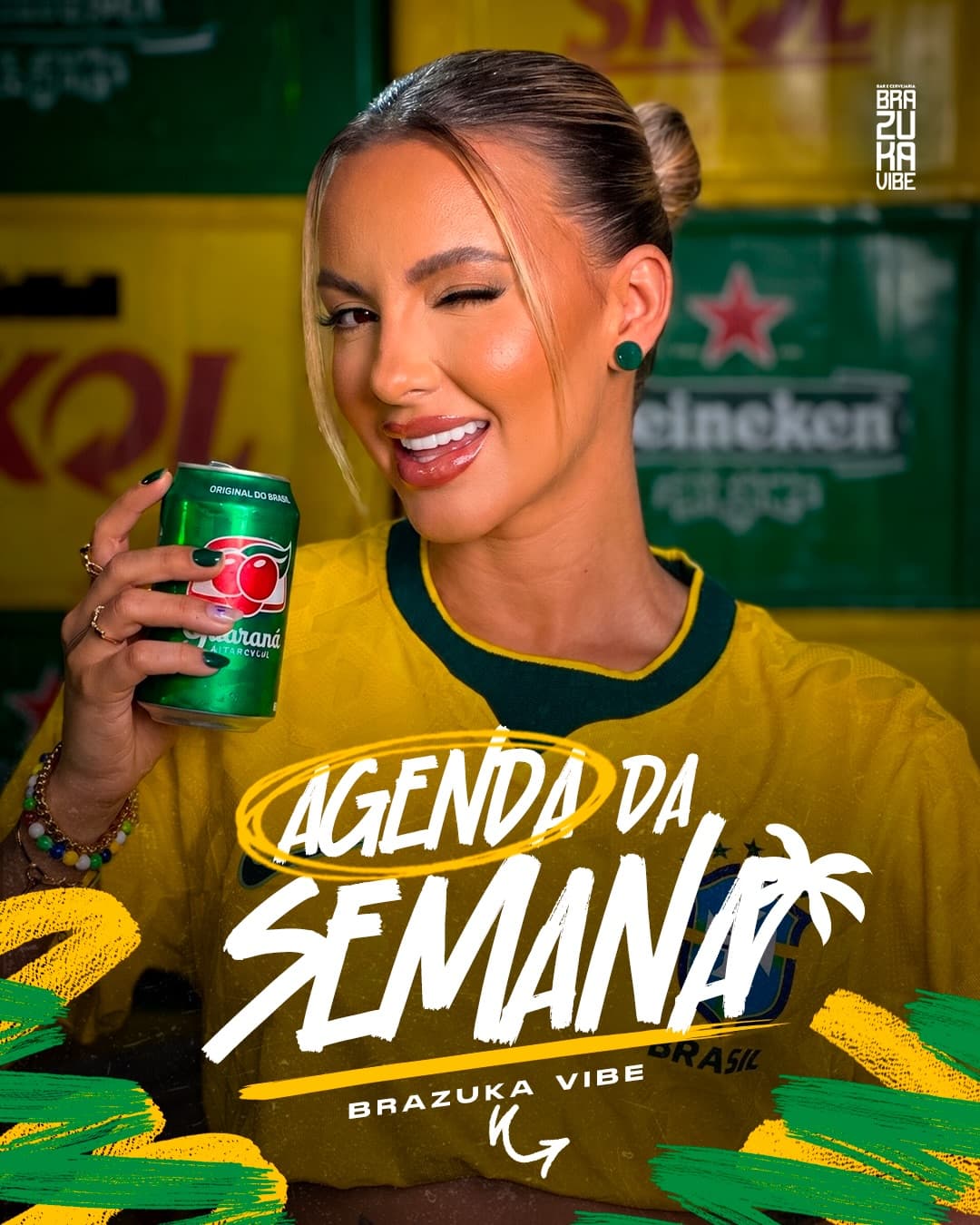 Flyer de Iago Cruz, Dezza e Kelvin Moraes