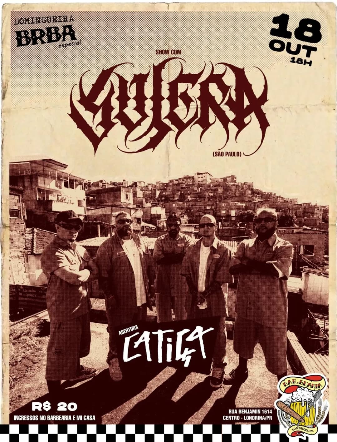 Flyer de Sujera e Catiça