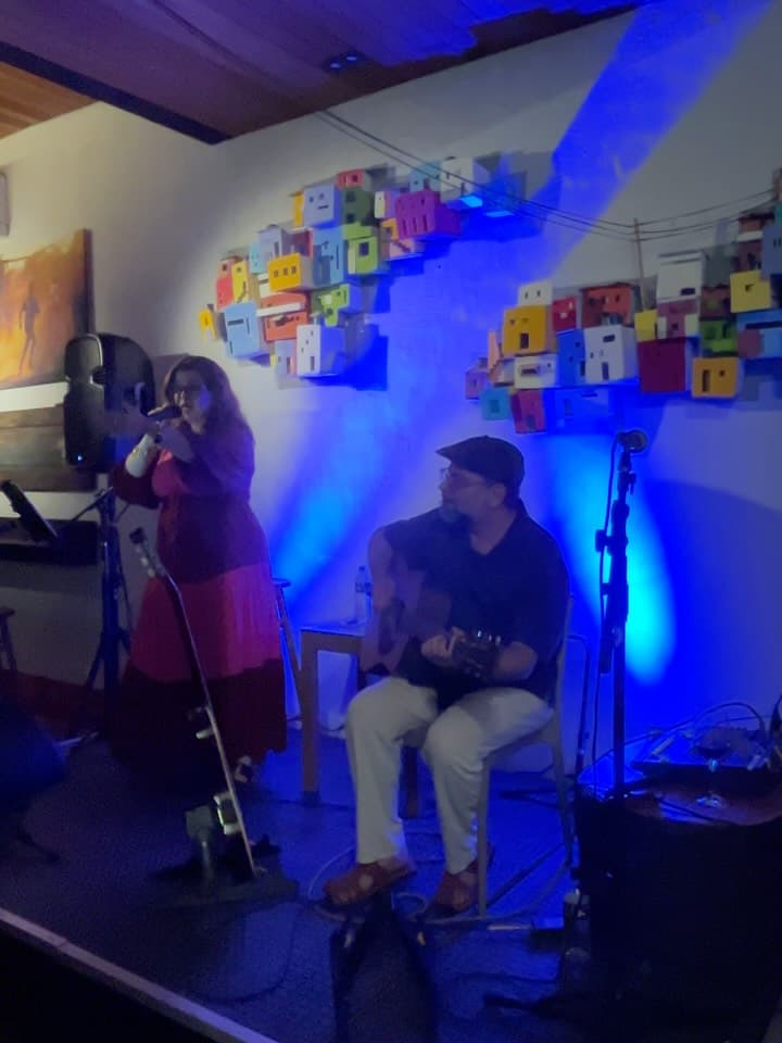 Flyer de Marina Duarte e Renato Bandeira