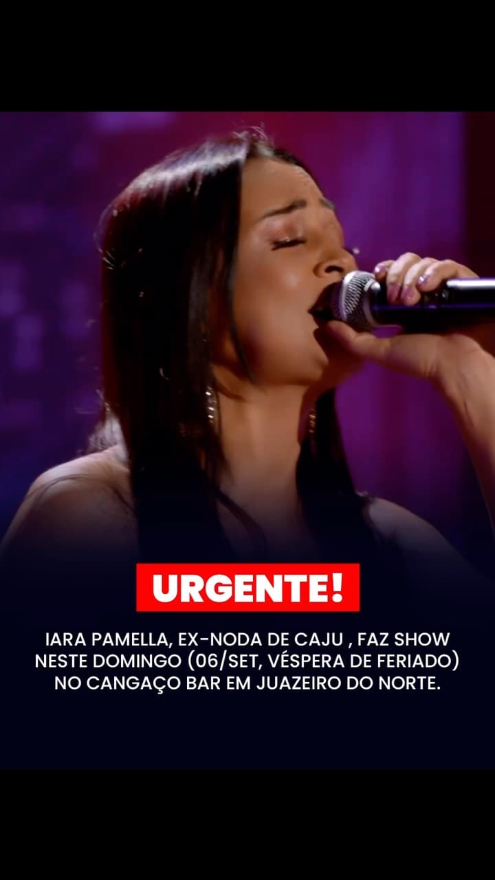 Flyer de iARA PAMELLA