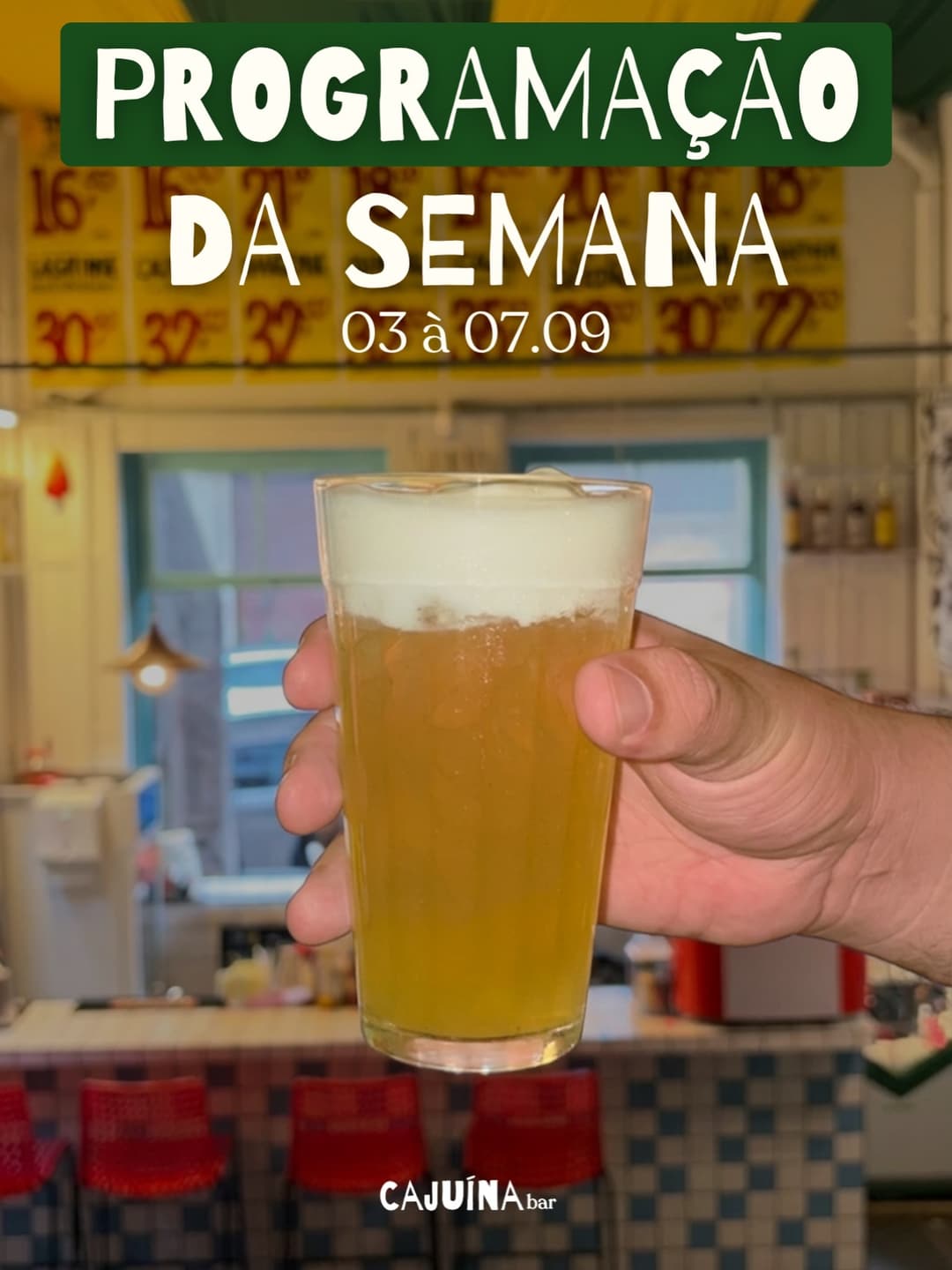 Flyer de Samba de Cá