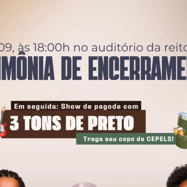 Flyer de 3 Tons de Preto