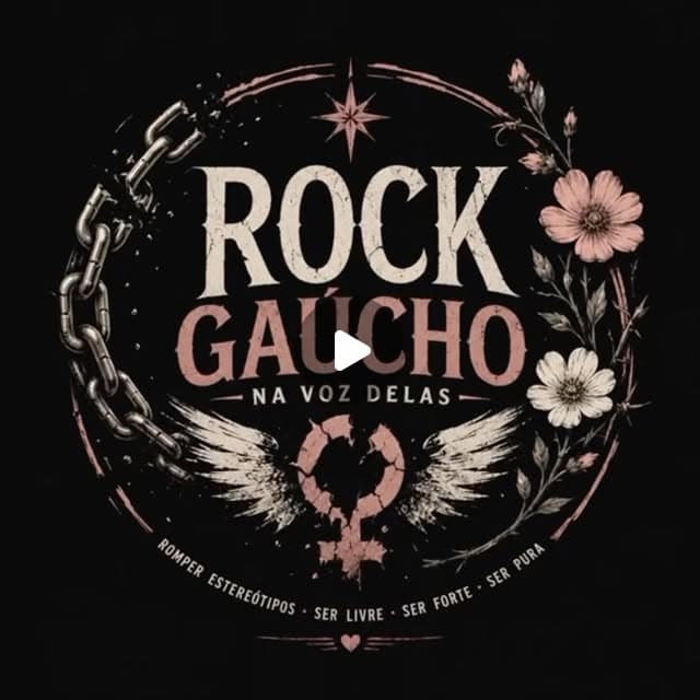 Flyer de Ju Sanpe e Rock Gaúcho, na Voz Delas