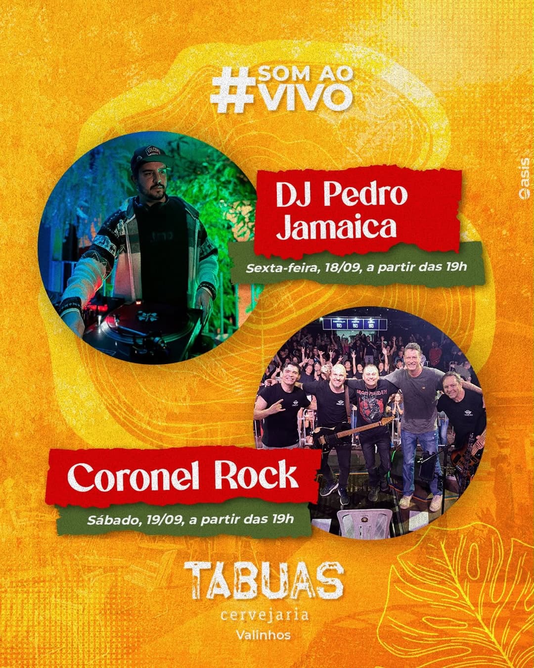 Flyer de Coronel Rock