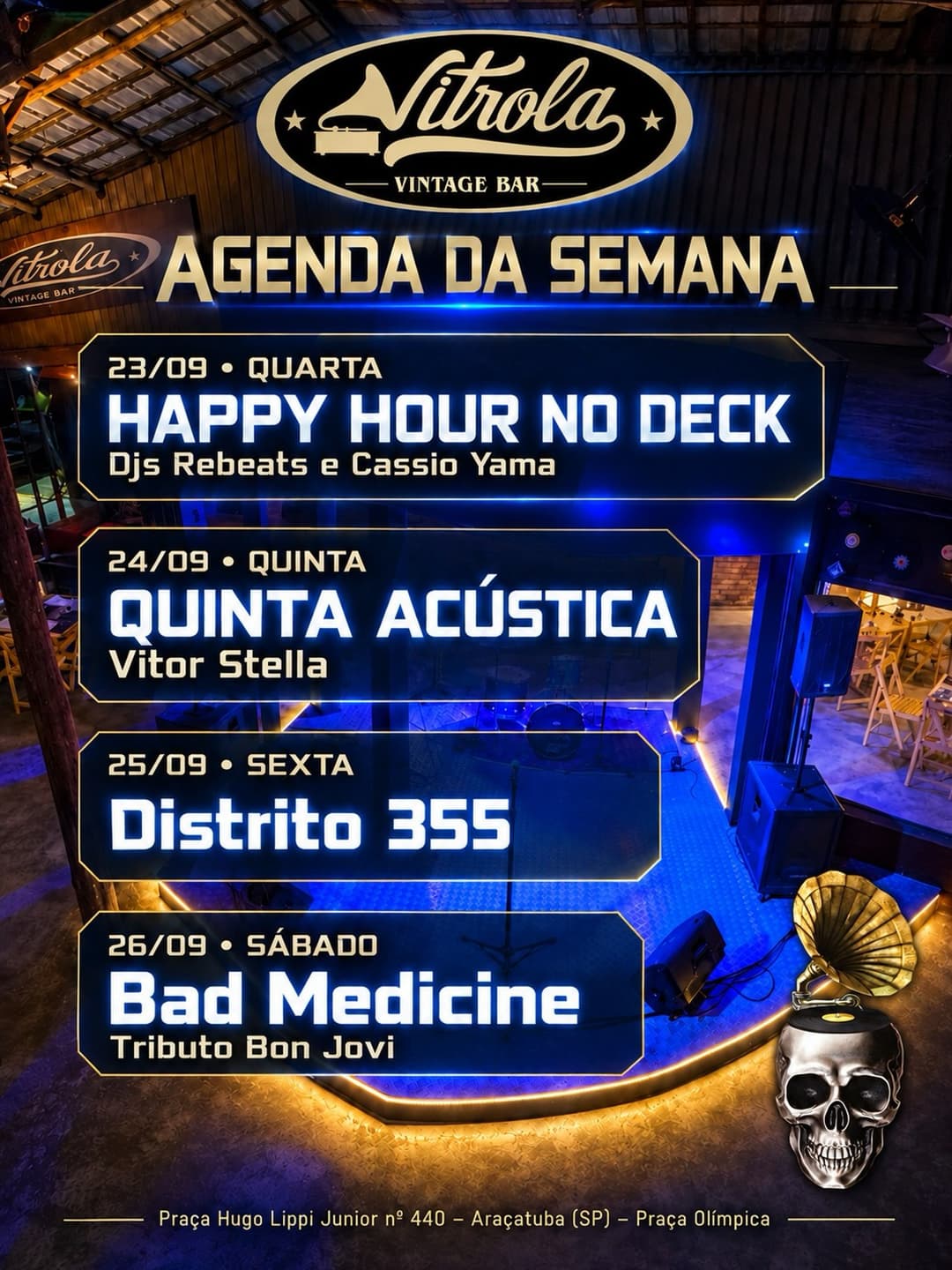 Flyer de DJs Rebeats e Cassio Yama
