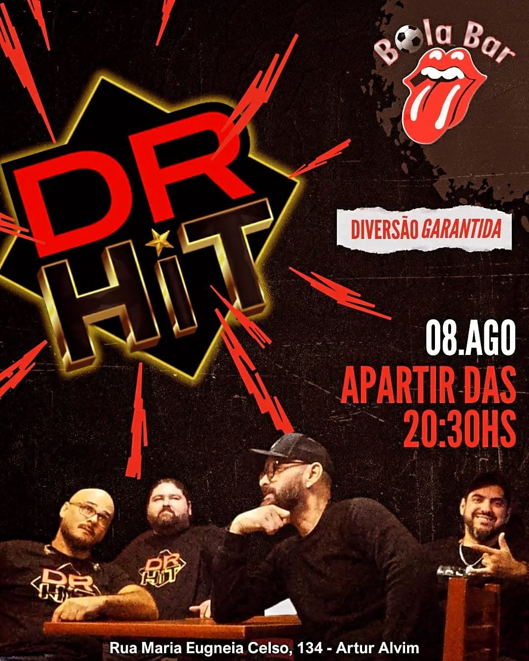 Flyer de Banda Dr. Hit