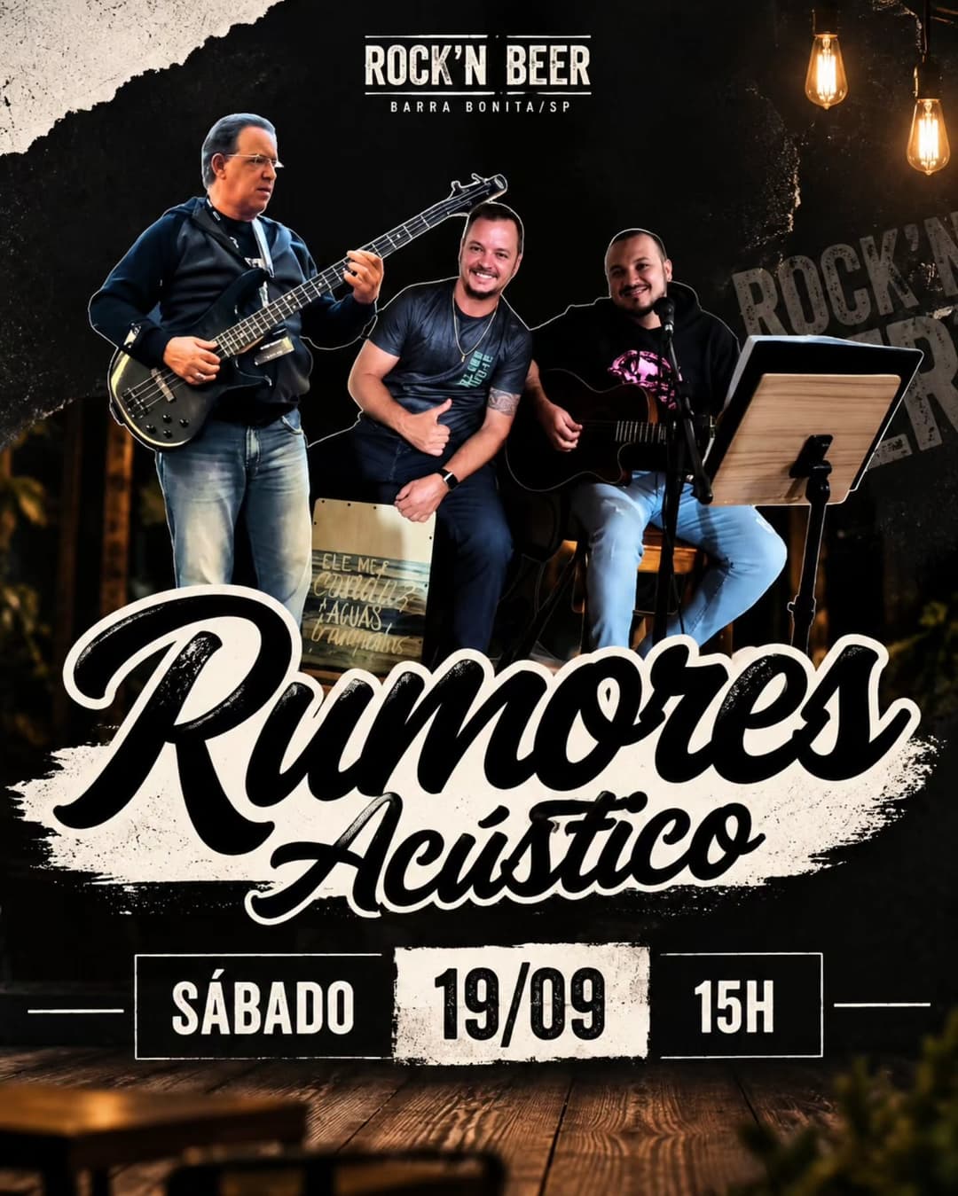 Flyer de RUMORES acústico