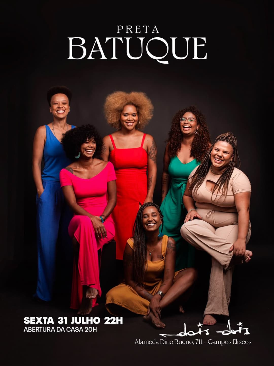 Flyer de Preta Batuque