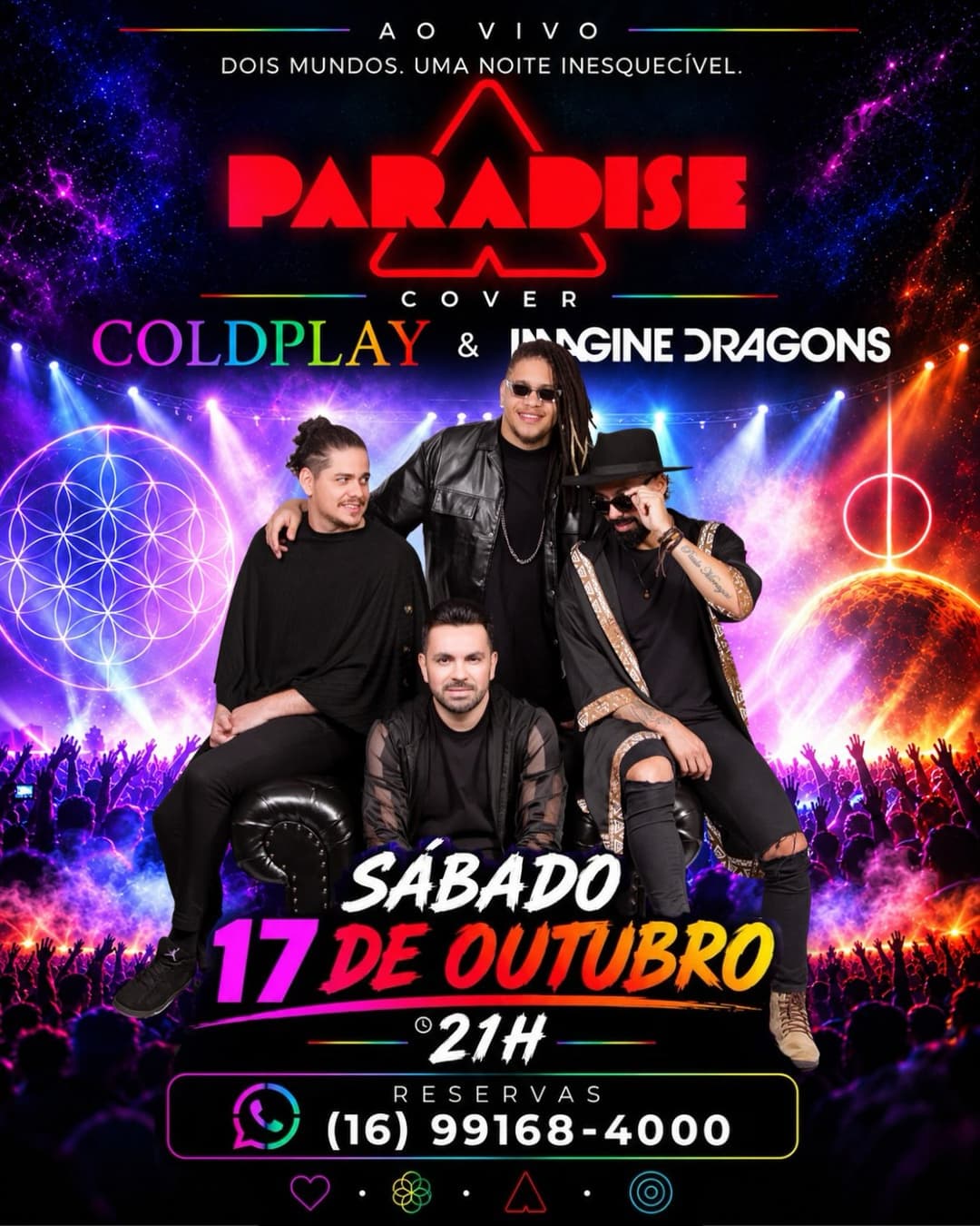 Flyer de Banda Paradise