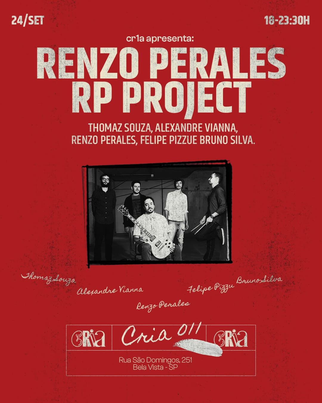 Flyer de Renzo Perales & RP Project
