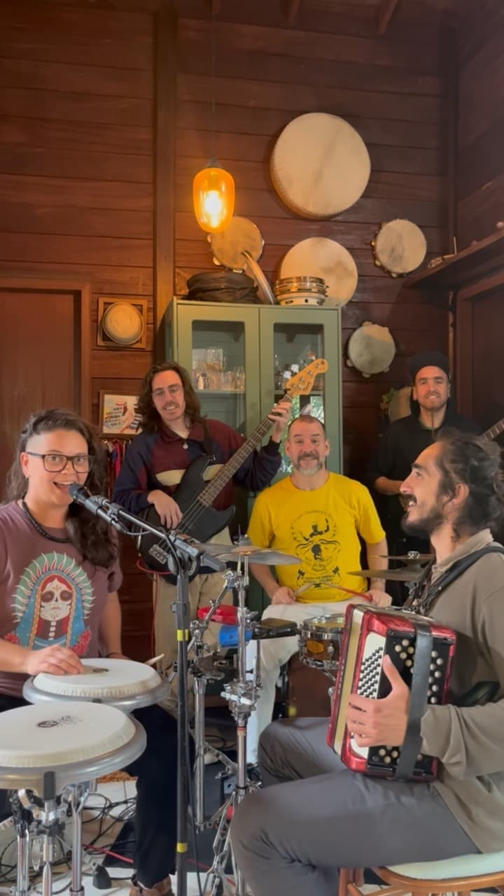 Flyer de Roda de Cumbia
