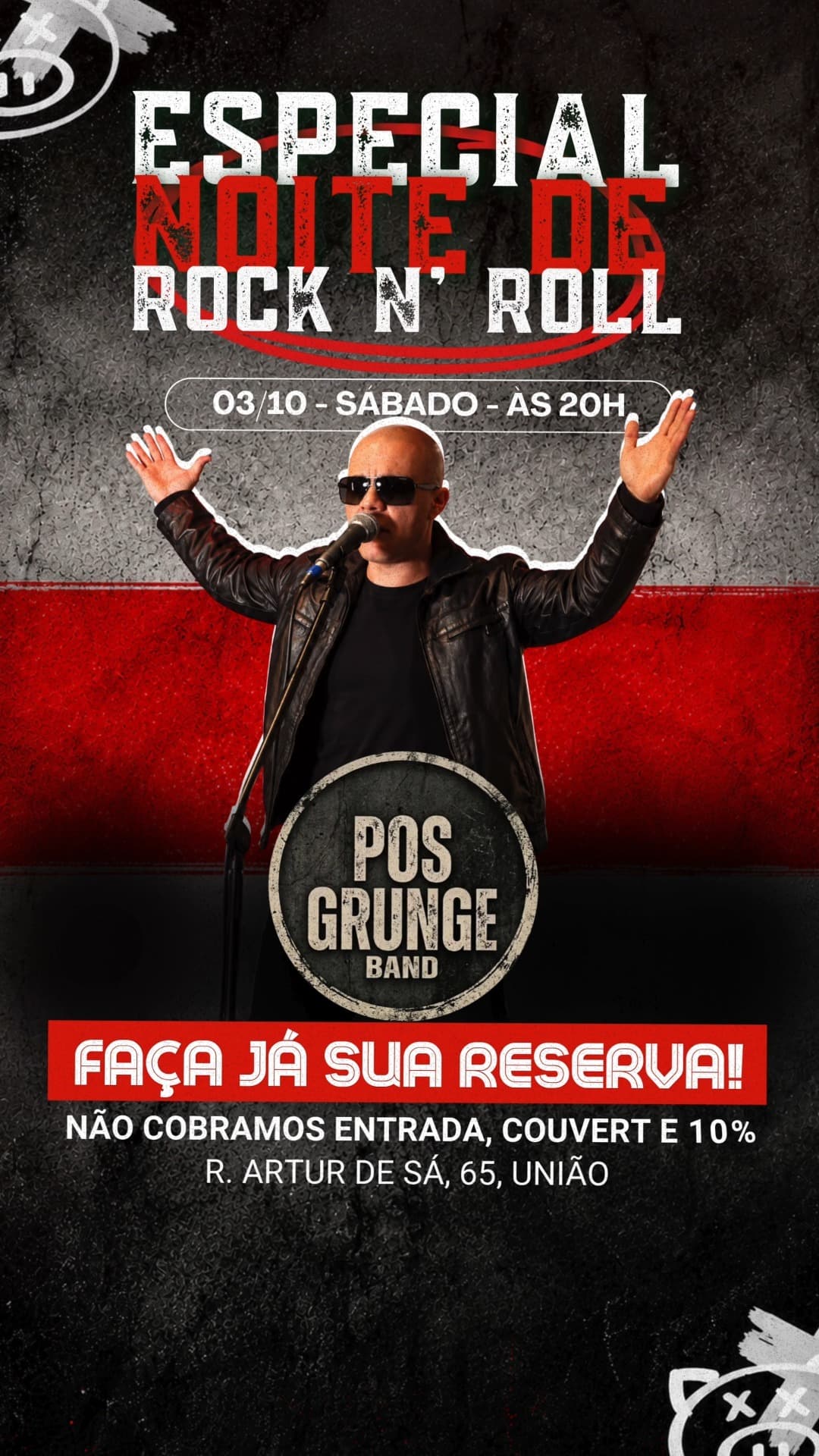 Flyer de Pós Grunge Band