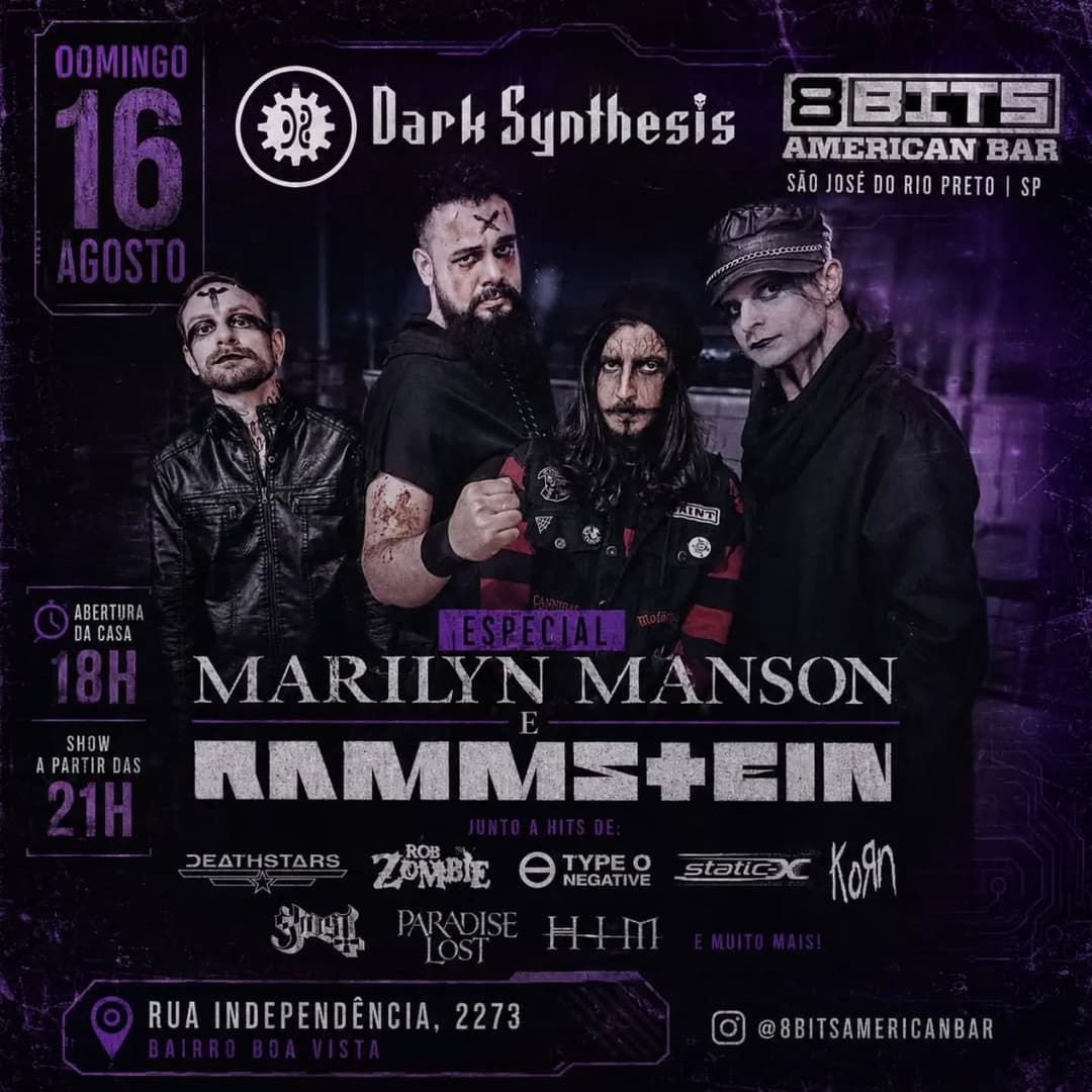 Flyer de Dark Synthesis