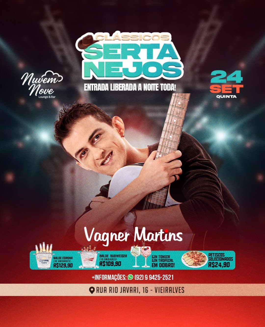 Flyer de Vagner Martins