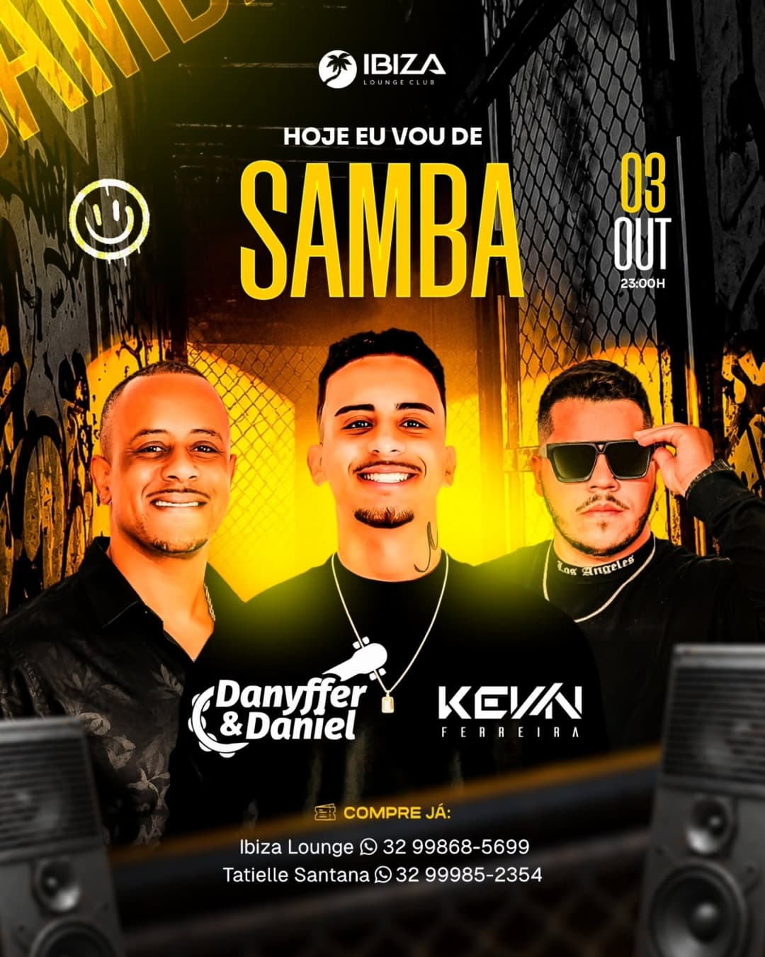 Flyer de Kevin Ferreira e Danyffer & Daniel
