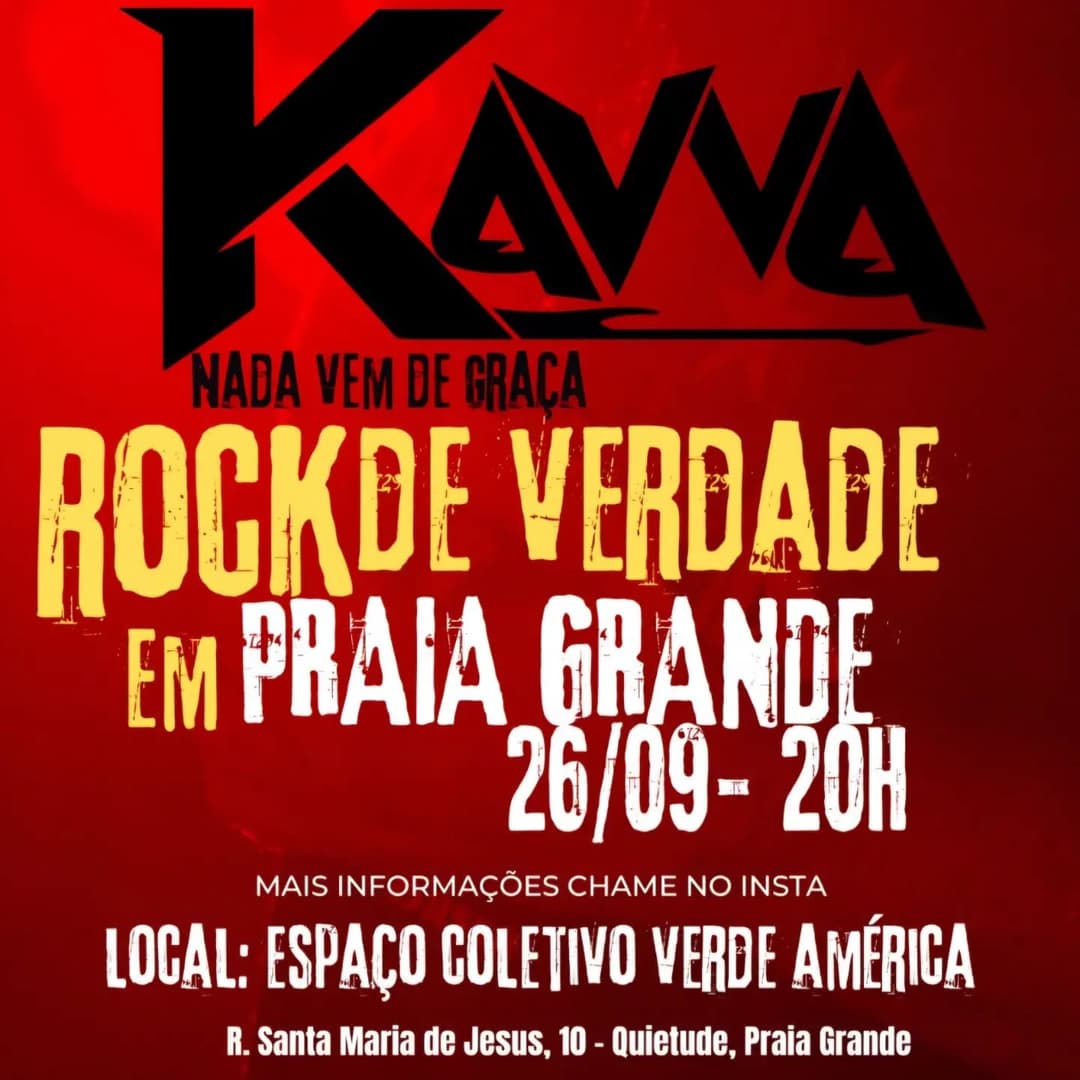 Flyer de Banda Kavva