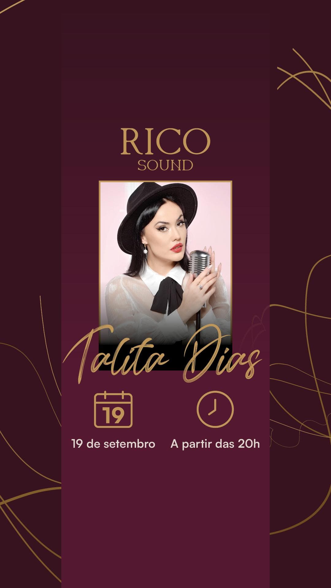 Flyer de Talita Dias