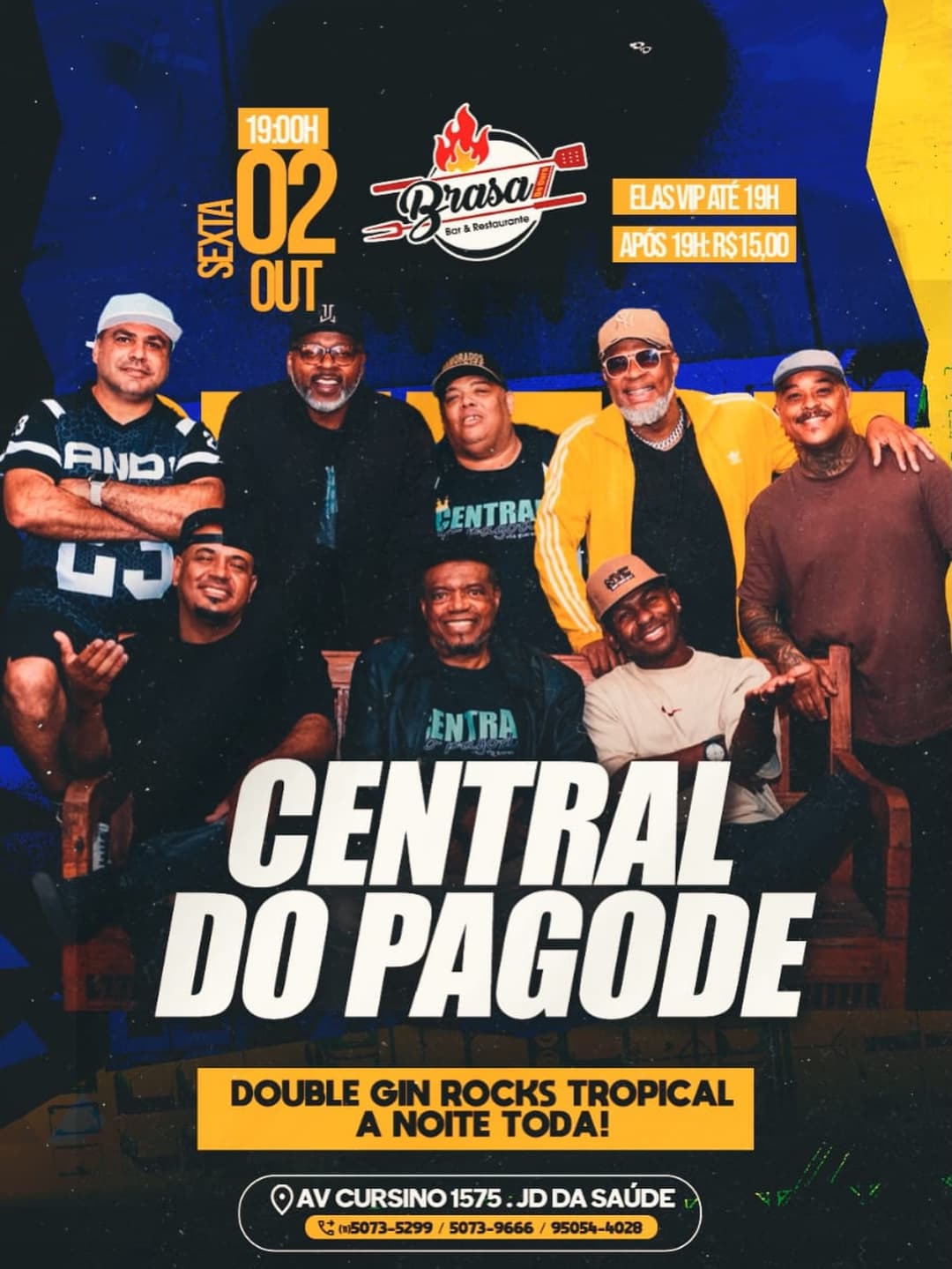 Flyer de Central do Pagode