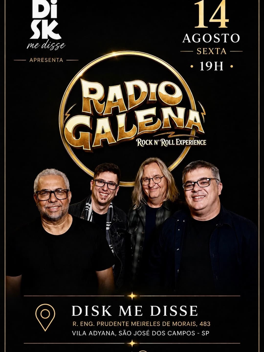 Flyer de Banda Radio Galena