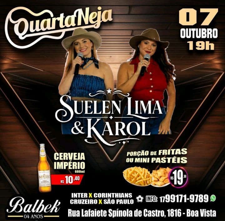 Flyer de Suelen & Karol