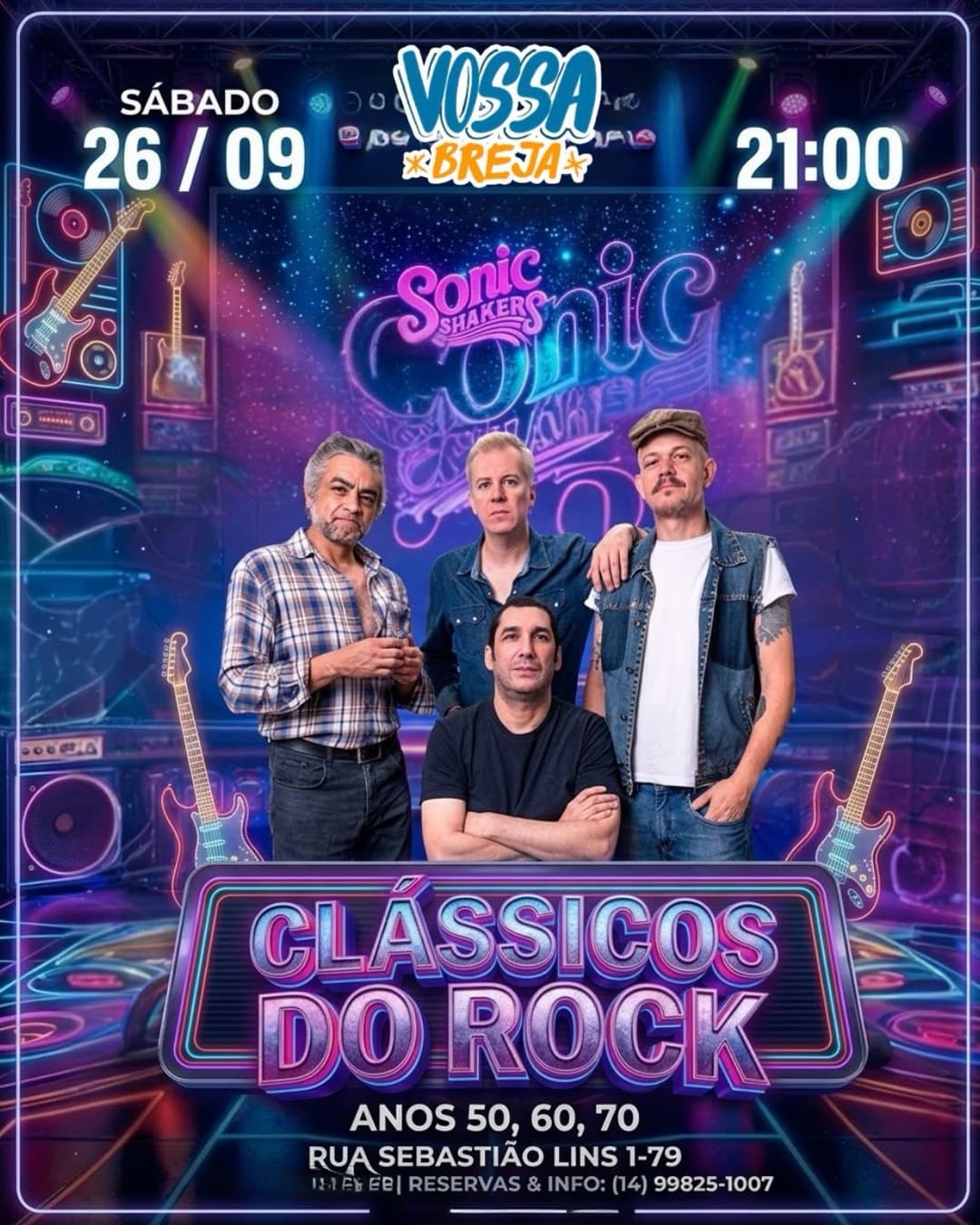 Flyer de Sonic Shakers