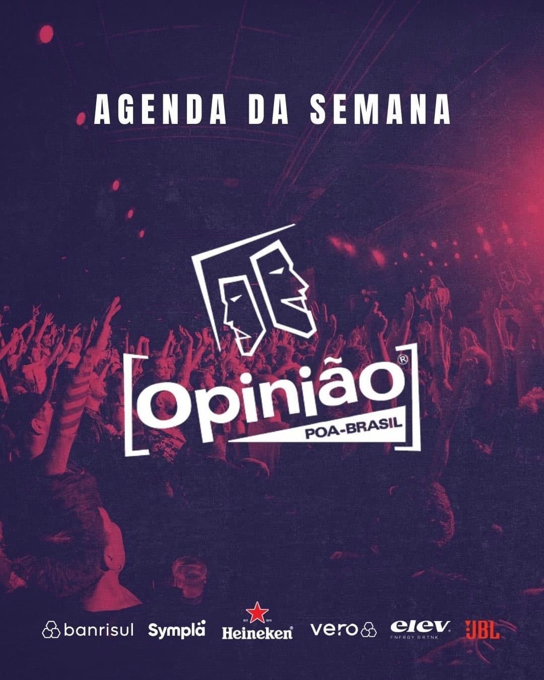 Flyer de Nanda Tsunami e Pagode do Opiniao