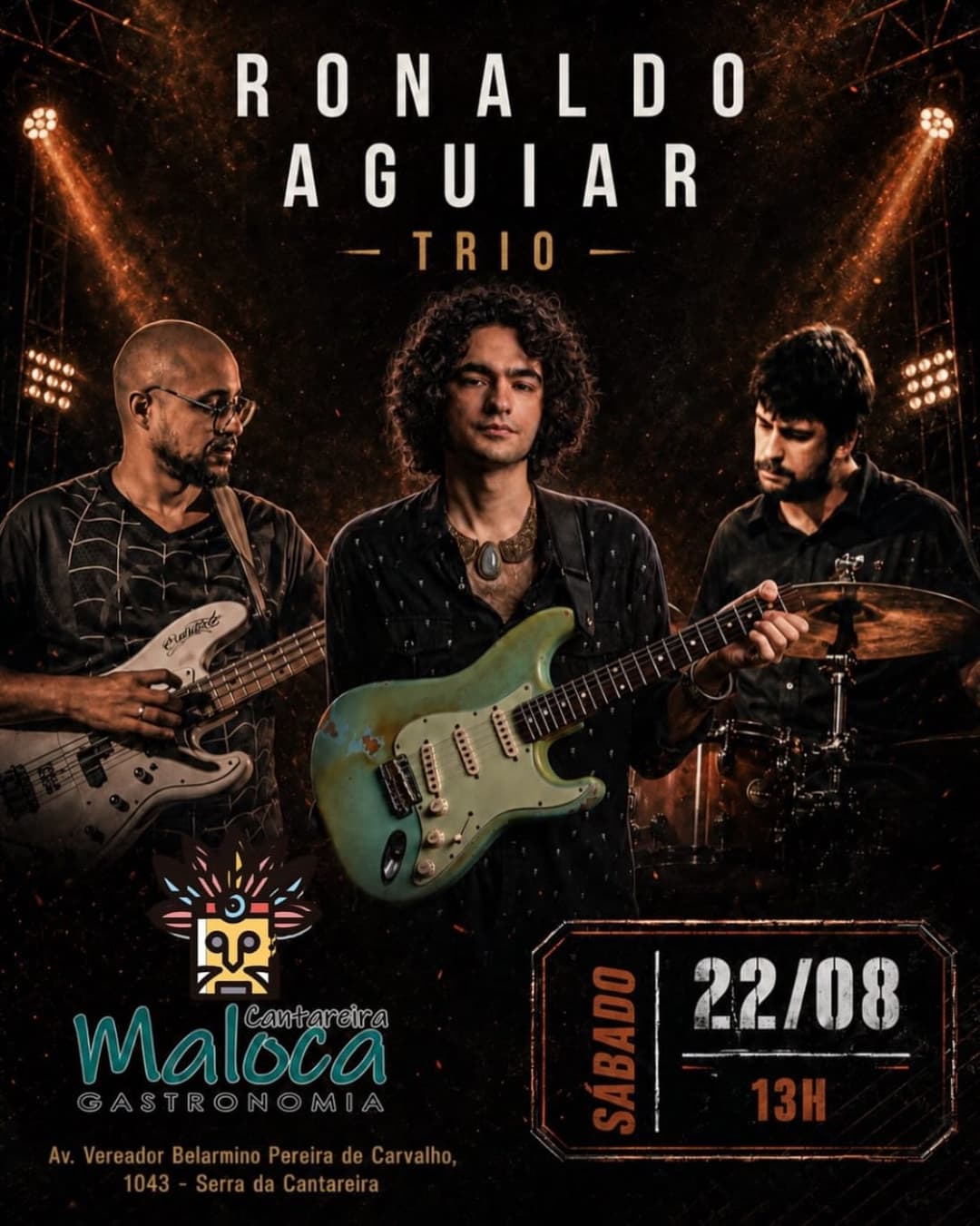Flyer de Ronaldo Aguiar Trio