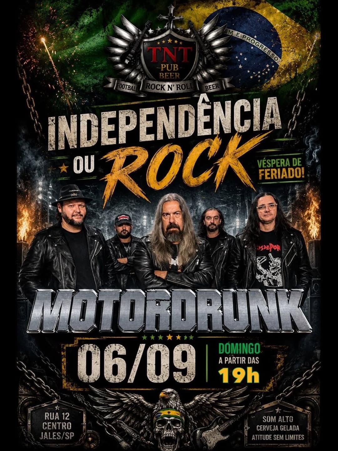 Flyer de MOTOR DRUNK
