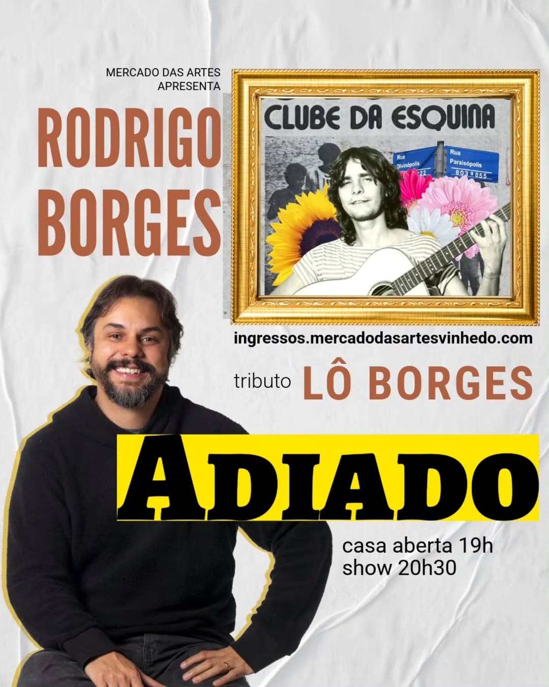 Flyer de Rodrigo Borges