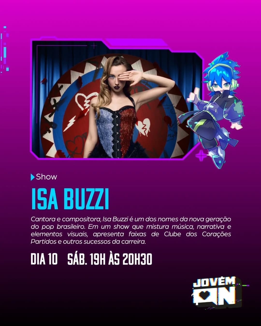 Flyer de Isa Buzzi