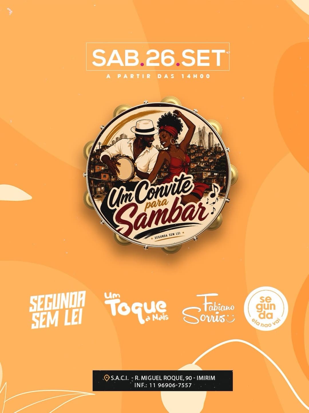 Flyer de Segunda Sem Lei